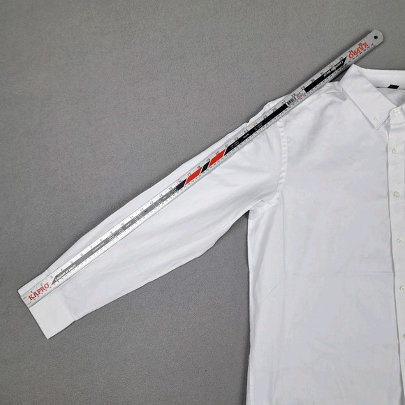 Land Rover‎ Button Down Shirt Mens Large White Embroidered Logo Long Sleeve - Picture 7 of 9